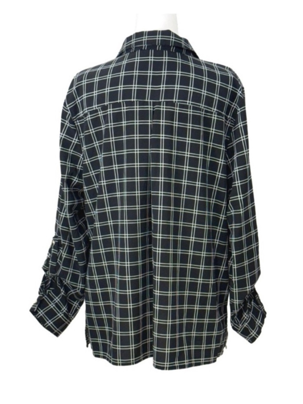 Notations Button Down Blouse - Picture 2 of 2